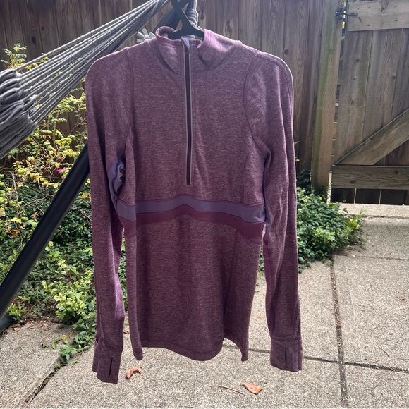 LULULEMON • Run Full Tilt Half Zip Pullover Size 10 - Picture 1 of 14